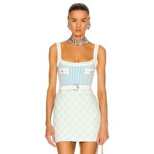 Alessandra Rich Cotton blend knit bodysuit